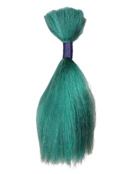100 g Büffelhaar 30 cm - grün