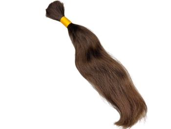 Europäischer Schnitthaar-Zopf, remy, single drawn, 35 cm