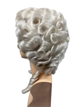 Preview: Damen-Rokoko-Perücke, Büffelhaar - Größe 58 cm