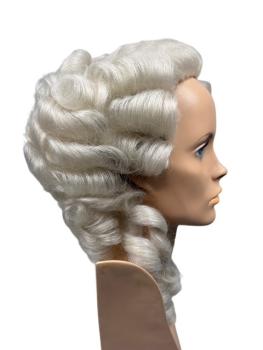 Preview: Damen-Rokoko-Perücke, Büffelhaar - Größe 55 cm