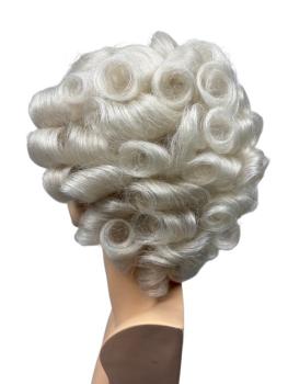 Preview: Damen-Rokoko-Perücke, Büffelhaar - Größe 55 cm