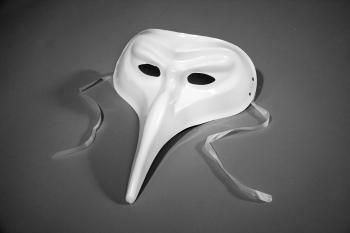 Mask Pantalone, white