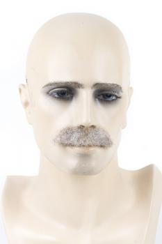 Schnurrbart, gekreppt