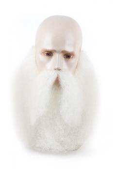 Beard With Matching Moustache, Creped Hair
