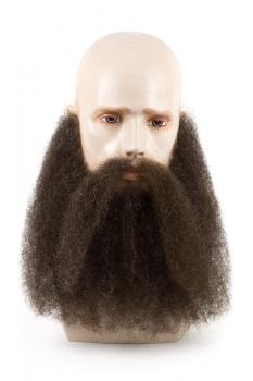 Beard With Matching Moustache, Creped Hair