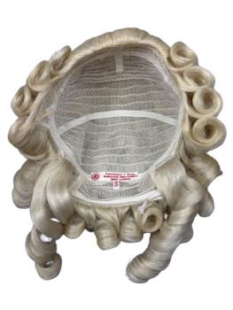 Preview: Damen-Rokoko-Perücke, Büffelhaar - Größe 59 cm