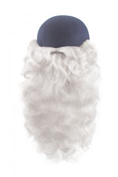 Vollbart aus Büffelhaar, weiss