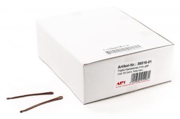 Haarklemmen, glatt, 5 cm, mit einem Tropfen