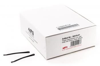 Haarklemmen, glatt, 5 cm, mit einem Tropfen