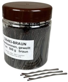 Preview: Haarklemmen, gewellt, 7 cm