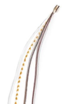 Feather-Extensions - with bonding tip, natural colour