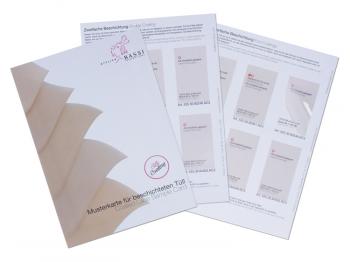 ATB Coated Lace Sample Card - Silk coating