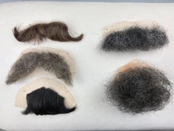 Bärte aus Echthaar - handgeknüpft - Set 37