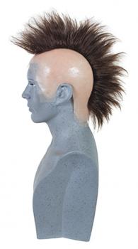 Silicon Bald Cap with Mohawk, custom made wig