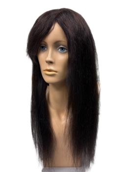 Human hair wig, size 55 cm