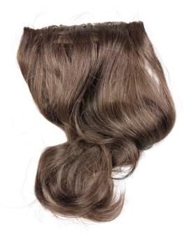 Preview: Echthaar-Haarteil, Breite 15 cm, Haarlänge 40 cm