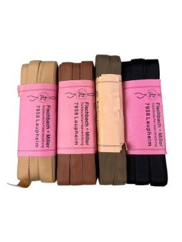 4 x Perlon-Hohlband, 10 mm breit