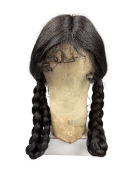 Doll Wig, human hair - size 39 cm