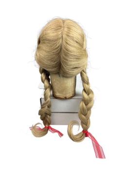 Preview: Puppen-Perücke, Echthaar - Größe 31 cm