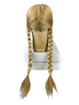 Preview: Puppen-Perücke, Echthaar - Größe 33 cm