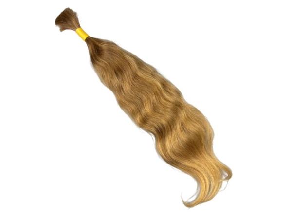 Europäischer Schnitthaar-Zopf, remy, single drawn, 50 cm