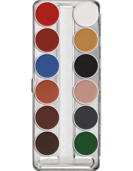 Aquacolor Palette 12 Colors - 40 ml - B