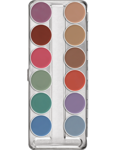 Aquacolor Palette 12 Colors - 40 ml - P