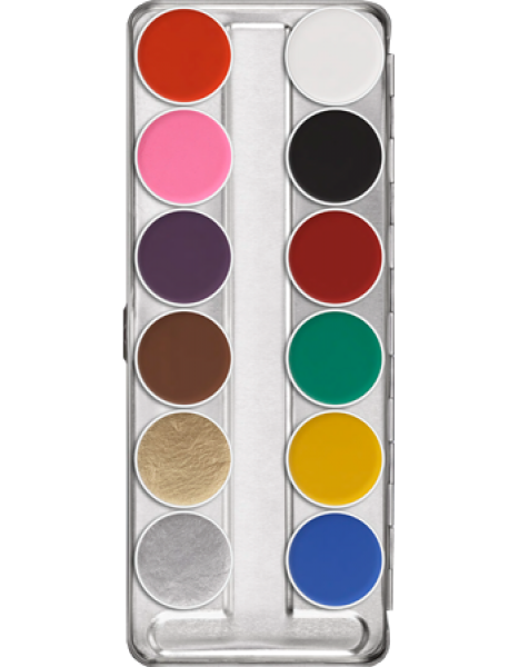 Aquacolor Palette 12 Colors - 40 ml - SN