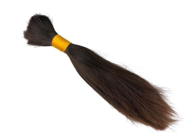 Raw European Hair Braid - 25 cm, Remy, Single Drawn