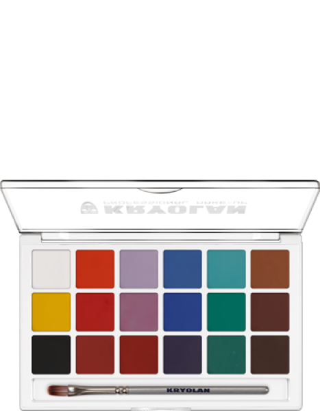 Aquacolor Set 18 Colors - 60 g - Basic