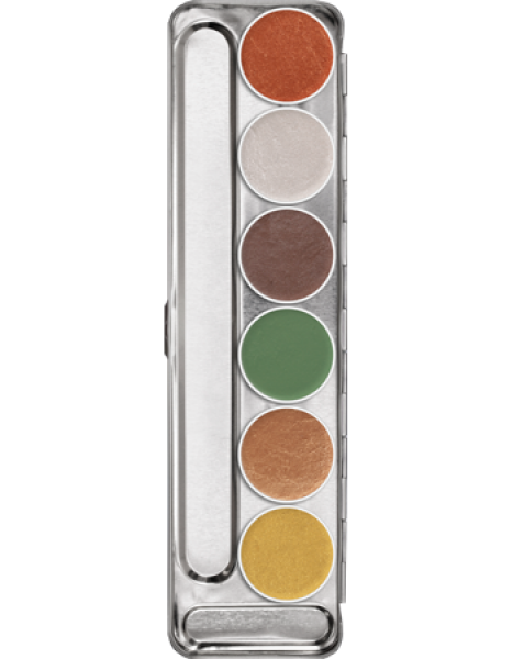 Aquacolor Interferenz Palette 6 Colors - 20 ml - Earthy Glow