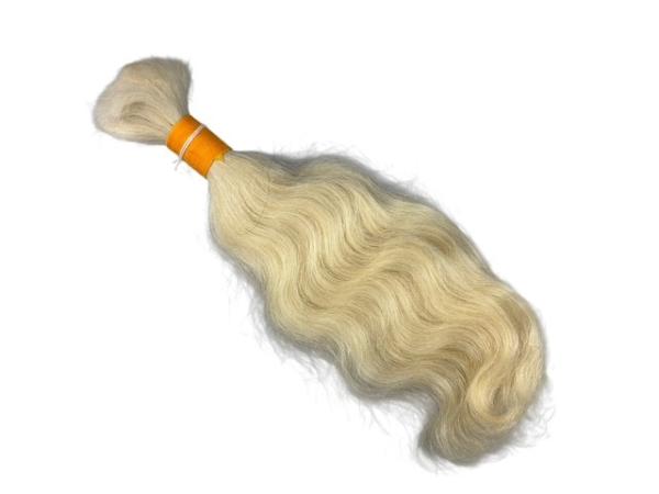 Indischer Schnitthaar-Zopf - 25 cm, remy, single drawn