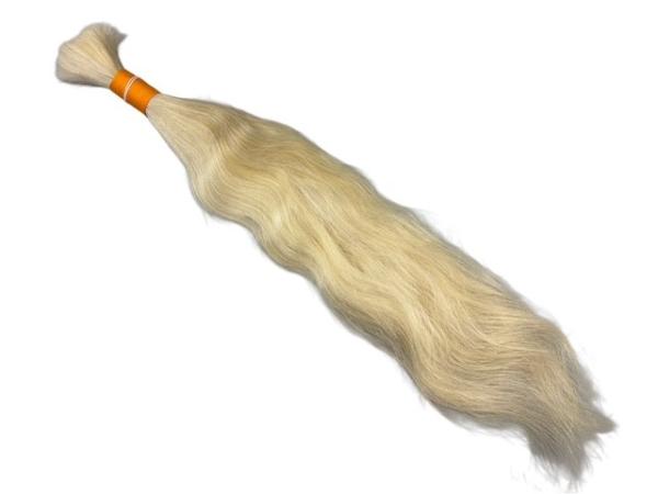 Indischer Schnitthaar-Zopf - 40 cm, remy, single drawn