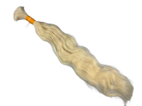 Indischer Schnitthaar-Zopf - 55 cm, remy, single drawn