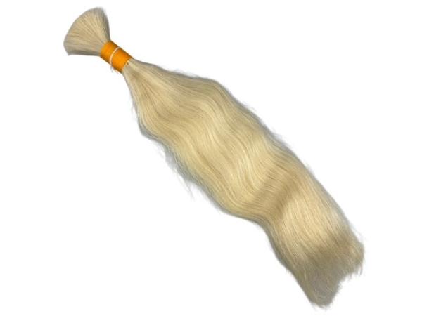 Indischer Schnitthaar-Zopf - 45 cm, remy, single drawn
