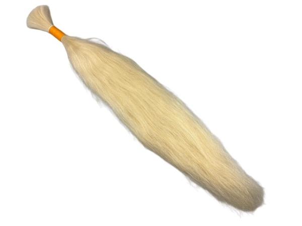 Indischer Schnitthaar-Zopf - 55 cm, remy, single drawn