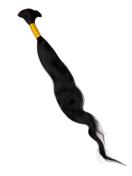 East European Hair Schnitthaar-Zopf - 60 cm, remy, single drawn