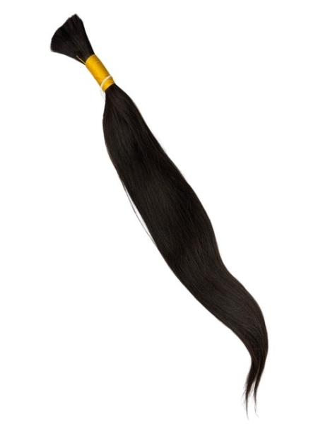 East European Hair Schnitthaar-Zopf - 60 cm, remy, single drawn