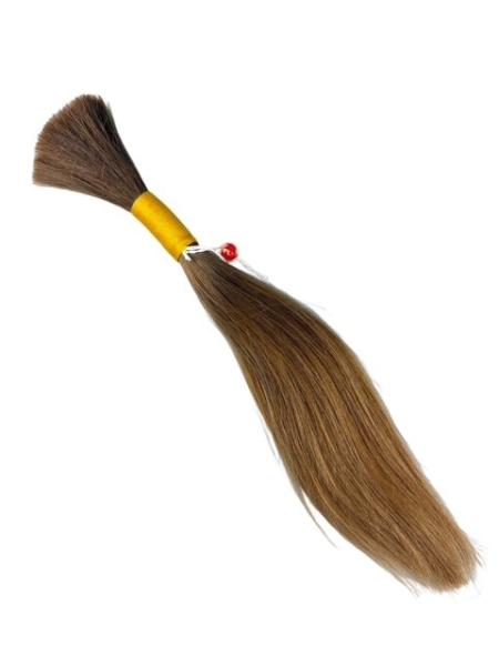 Europäischer Schnitthaar-Zopf, remy, single drawn, 30 cm