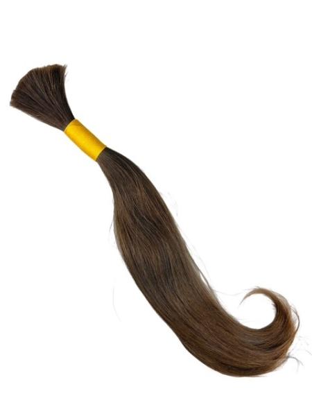 Europäischer Schnitthaar-Zopf - 45 cm, remy, single drawn