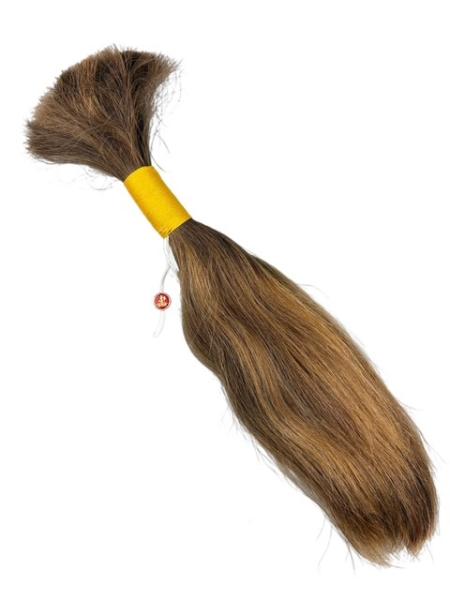 Europäischer Schnitthaar-Zopf, remy, single drawn, 30 cm