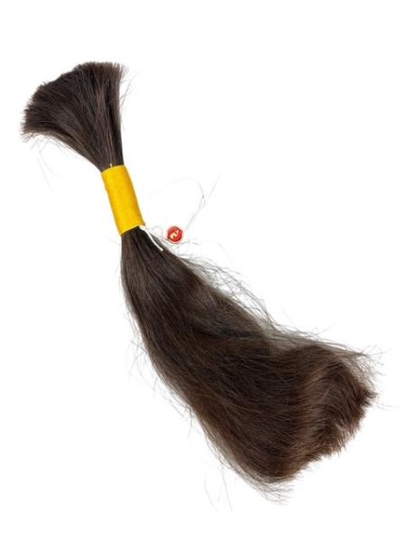 Europäischer Schnitthaar-Zopf - 25 cm, remy, single drawn