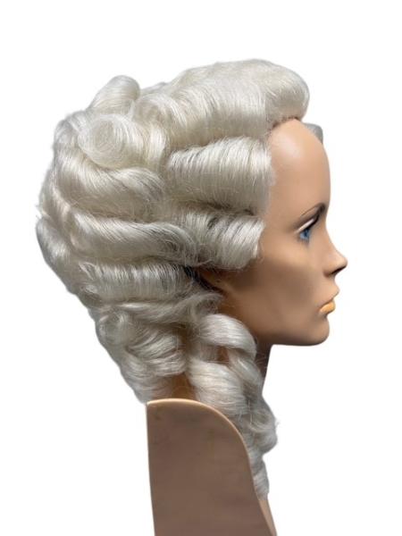 Damen-Rokoko-Perücke, Büffelhaar - Größe 55 cm