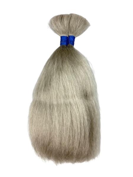 160 g Büffelhaar 35 cm - glatt