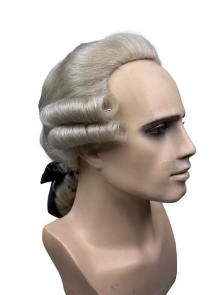 Herren-Rokoko-Perücke, Büffelhaar - Größe 58 cm