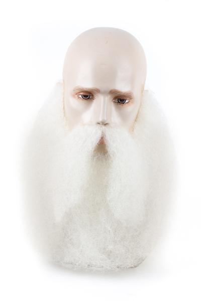 Beard With Matching Moustache, Creped Hair