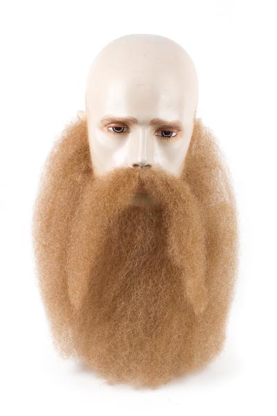 Beard With Matching Moustache, Creped Hair