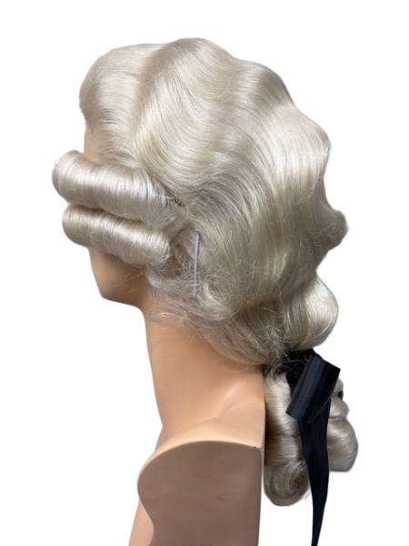 Herren-Rokoko-Perücke, Büffelhaar - Größe 60 cm