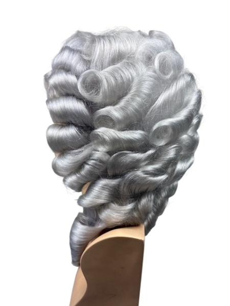 Rococo Lady Hairstyle, yak hair - size 58 cm