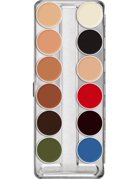 Rubber Mask Grease Palette 12 Colors - 40 ml - Standard